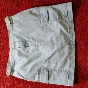 Blue jean skort